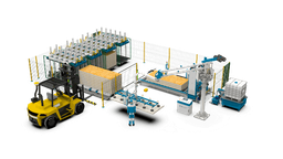 ASPL-10M.4P SIP panel production line with 4 presses